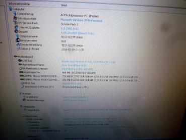 Acer TravelMate 4050 - 4051LMi 100GB HDD - 512 RAM - 15 Zoll - Intel Pentium 1.5 GHZ