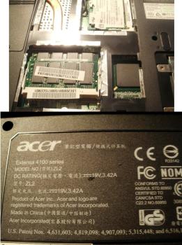 Acer Extensa 4100- ZL2 | 15,4 Zoll | 1,6 GHz |  Bastler Ware