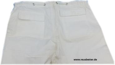 Cargohose Bermuda Weiß für Jungen Schlupfhose Größe 176