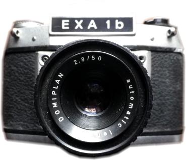 EXA 1 b – Domiplan 2.8/50 automatic lens DDR Sammler Kamera
