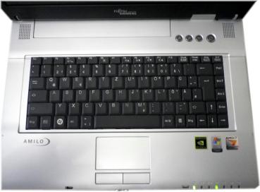 Fujitsu Amilo Pa 1538 | AMD Turion 1.6 GHZ |  15,4 Zoll | Bastler - Recycling Notebook