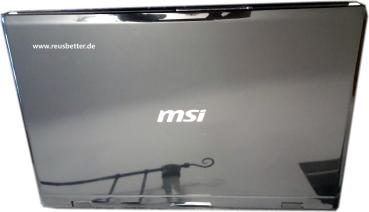 MSI Classic Notebook CX500-T6647W7P 15,6 Zoll Intel Core 2 Duo, 2,2GHz, 4GB) Recycling