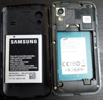 Samsung Galaxy Ace GT-S5830i Smartphone | 5 MP Kamera | 3,5 Zoll | Onyx Black | Simlock Frei