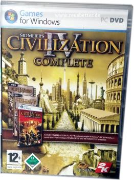 Sid Meier's Civilization IV Complete - PC- DVD Spiel