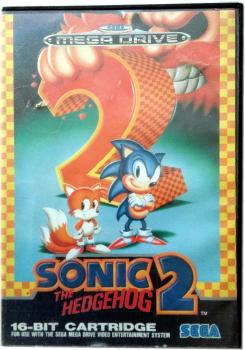 Sega Mega Drive SpielxSonic the Hedgehog 2 mit Anleitung und Verpackung