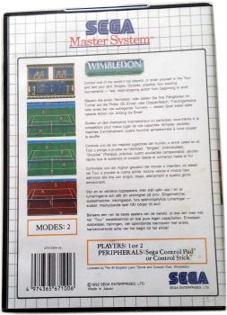 Wimbledon Sega Master System