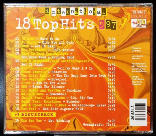 18 TOP HITS  5/97 + Bonustrack ✰The International Chartservice Musik CD ✰ Top 13 Music ✰