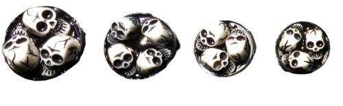 Tunnel Plugs Totenköpfe 3D - Skull - 5mm -18mm - schraub Tunnel