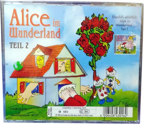 Alice im Wunderland ✰ Teil 2✰ Kinder Hörbuch CD ✰