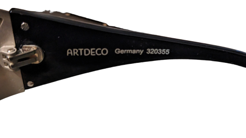 Artdeco Damen Vintage Sonnenbrille mit Silber Verzierung