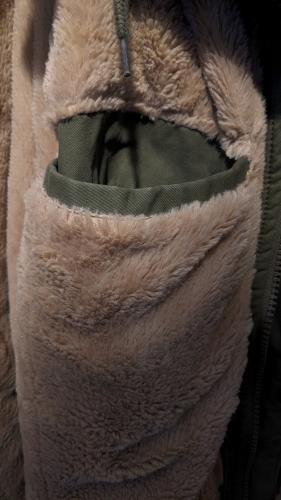 BW Fishtail Winterparka mit Futter und Kapuze oliv, Größe 6XL - 9516-Q1-21