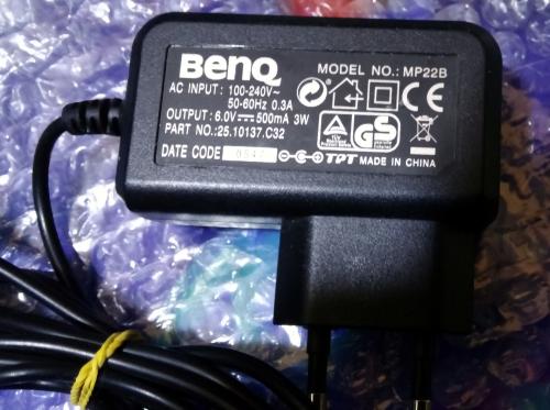 BENQ MP22B Netzteil - Ladekabel ☛ Output 6.0V-500mA