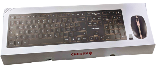 CHERRY DW 9100 SLIM Set  -Tastatur mit Maus Kabellos