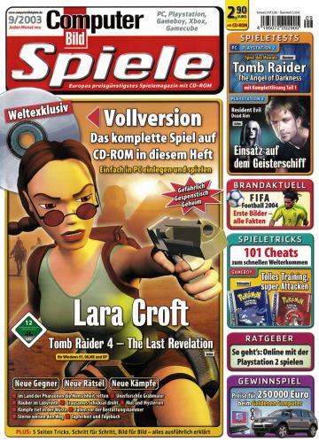 Tomb Raider 4 The Last Revelation ☑️ Computer Bild Spiele Ausgabe 9/2003 ☑️ PC CDROM