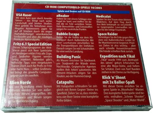 Computer Bild Spiele Ausgabe 10/2003 〄 USA Raser - Fritz 6.1 SE