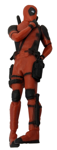 Deadpool Deko Figur Kantensitzer | Desktop Figur stehend - mit Box