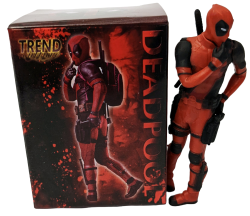 Deadpool Deko Figur Kantensitzer | Desktop Figur stehend - mit Box