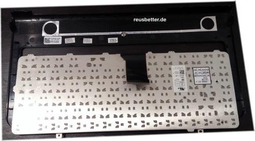 Dell Studio 1555 PP39L | Original Notebook Tastatur mit Blende