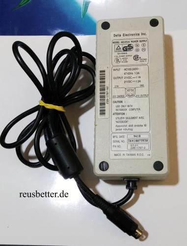 Delta Electronics Notebook Netzteil AC-375-A | 21VDC - 1.3A