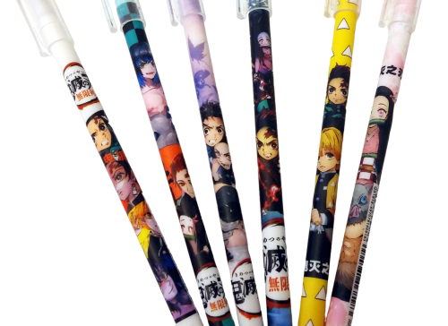 Demon Slayer All Stars シ Fine Liner - Gel Liner Set シ 6 Stück Set シ Kimetsu no Yaiba