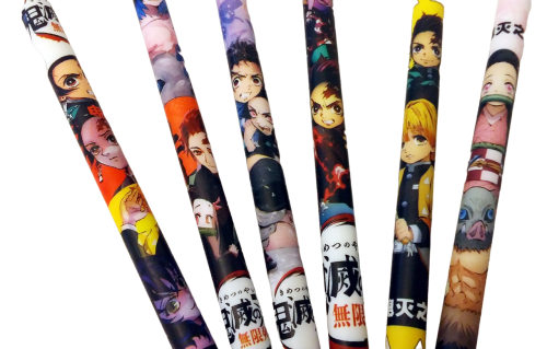 Demon Slayer All Stars シ Fine Liner - Gel Liner Set シ 6 Stück Set シ Kimetsu no Yaiba