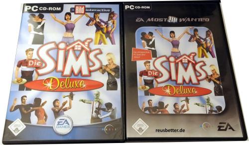 Die SIMS Deluxe  | EA Games Most Wanted | 2 PC DVD Box