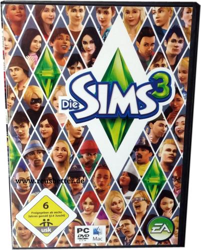 Die SIMS 3 PC / MAC CD Rom DVD Box Basisspiel