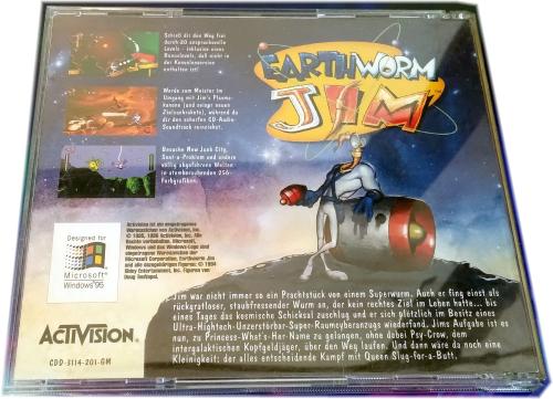 Earthworm Jim ☑️ PC Spiel CD-ROM ☑️