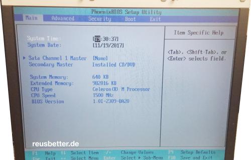 Fujitsu AMILO Pro V2030 | 15 Zoll | Intel Celeron M, 1,5GHz |1 GB RAM Notebook