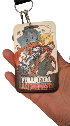 Fullmetal Alchemist Anime Motiv Kartenhalter Schlüsselband 3Teile