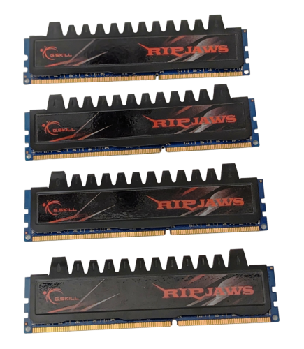 G-Skill F3-10666CL7D-4GBRH Ripjaws DDR3-1333 CL7-7-7 1.50V 16GB (4x4)