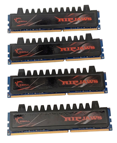 G-Skill F3-10666CL7D-4GBRH Ripjaws DDR3-1333 CL7-7-7 1.50V 16GB (4x4)