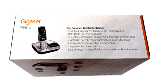 Gigaset E560A - Schnurloses Telefon - Senioren DECT-Telefon