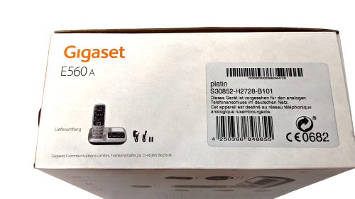 Gigaset E560A - Schnurloses Telefon - Senioren DECT-Telefon