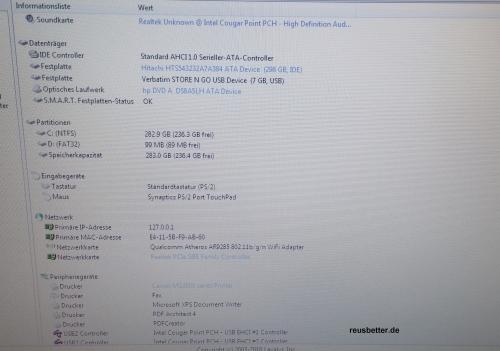 HP Essential 630 Notebook | Intel DualCore 2x1.5 Ghz | 320 HDD | 4 GB RAM | 15,6 WXGA