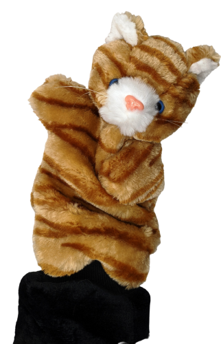 Tiegerkatze Handspieltier シ Handpuppe シ Webpelz Katze Handpuppe