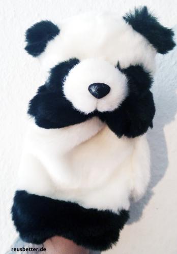 Handspieltier Handpuppe | Niedlicher Panda Bär | Webpelz