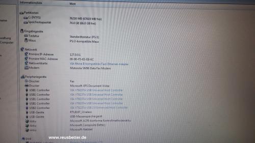 Hyrican M660SE  Notebook | NOT01109 | Intel M 1.6 GHz | 4 GB RAM | 15,4 Zoll