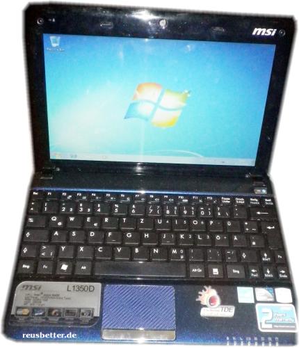 MSI Wind U135DX Netbook - L 1350 D