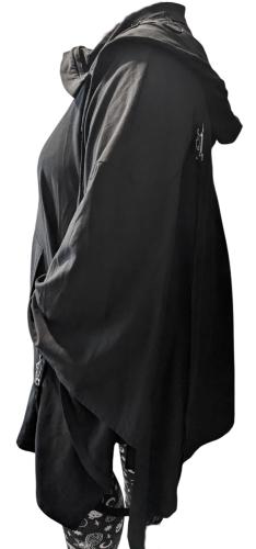 KILLSTAR - Damen Kapuzenmantel - Poncho- Lightworks Cloak L XXL