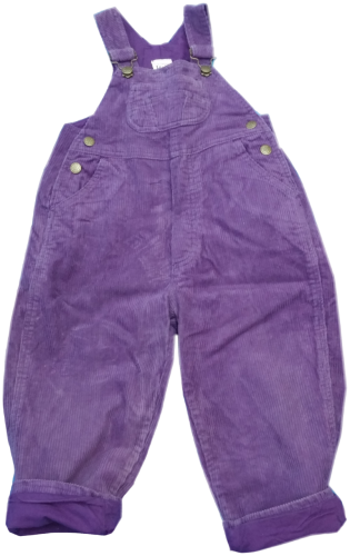 Kinder Cordhose Mädchen Latzhose Winter gefüttert - Lila