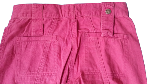 Kinder Cargohose Jeans シ für Mädchen シ Pink シ Größe 158 シ von Lamici