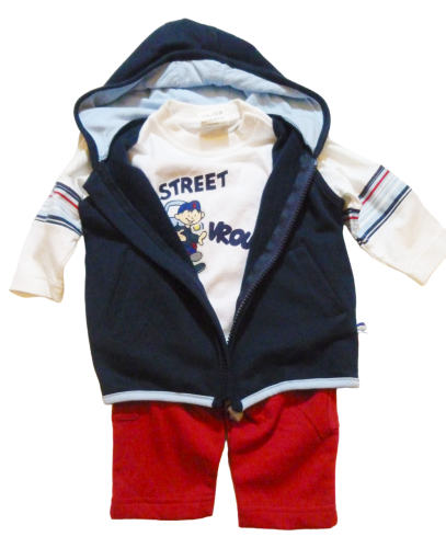 Kleinkinder Baby Kombi 3 Teillig ☺ Shirt Hose und Kaputzen Jacke ☺ gr. 68