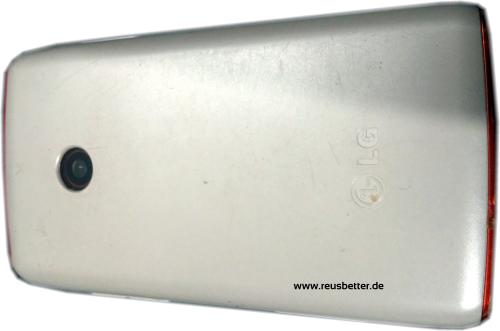 LG T300 Cookie Lite Smartphone | 1,3 MP | 4 Zoll | weiß-orange | Simlock Frei