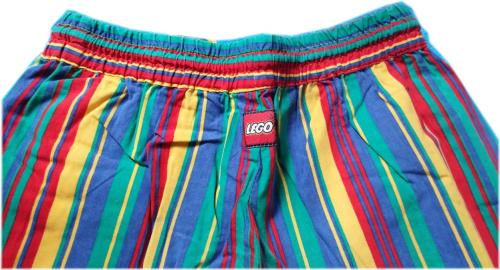 Kindershort Schlupfshorts bunt gestreift Lego Größe 128