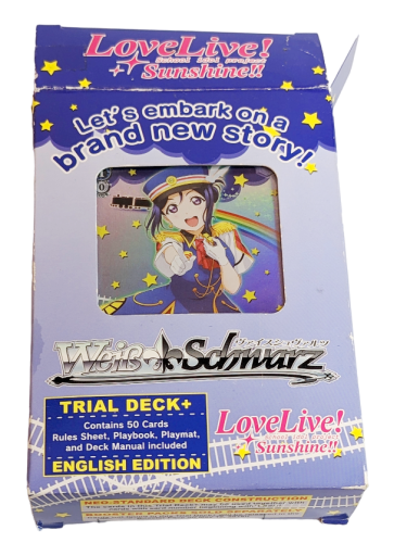 LoveLive Sunshine Trial Deck Weiß-Schwarz Englische Edition