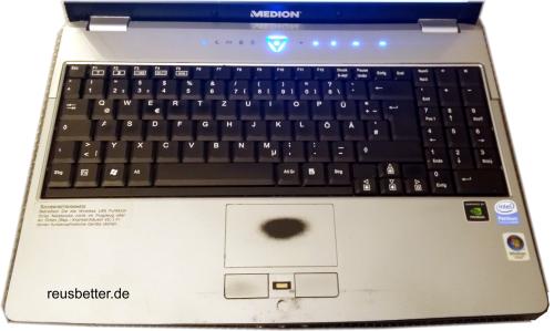 Medion Akoya MD 96630 WIM2180 Notebook ☑️ Intel DualCore 2x1.6GHz ☑️ 15.4 Zoll