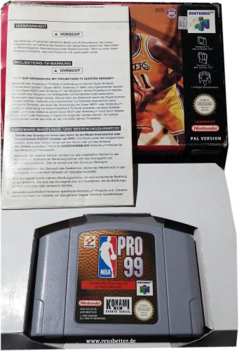 NBA Pro 99 | Nintendo 64 Videospiel | Game mit OVP