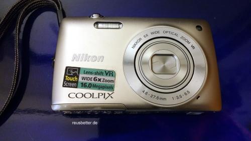 Nikon CoolPIX S4300 Digitalkamera | 3.0 LCD Touchscreen | 16 MP | Silber
