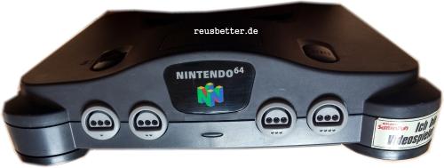 Nintendo 64 NUP 12689326 N64 PAL schwarz Zubehörpaket